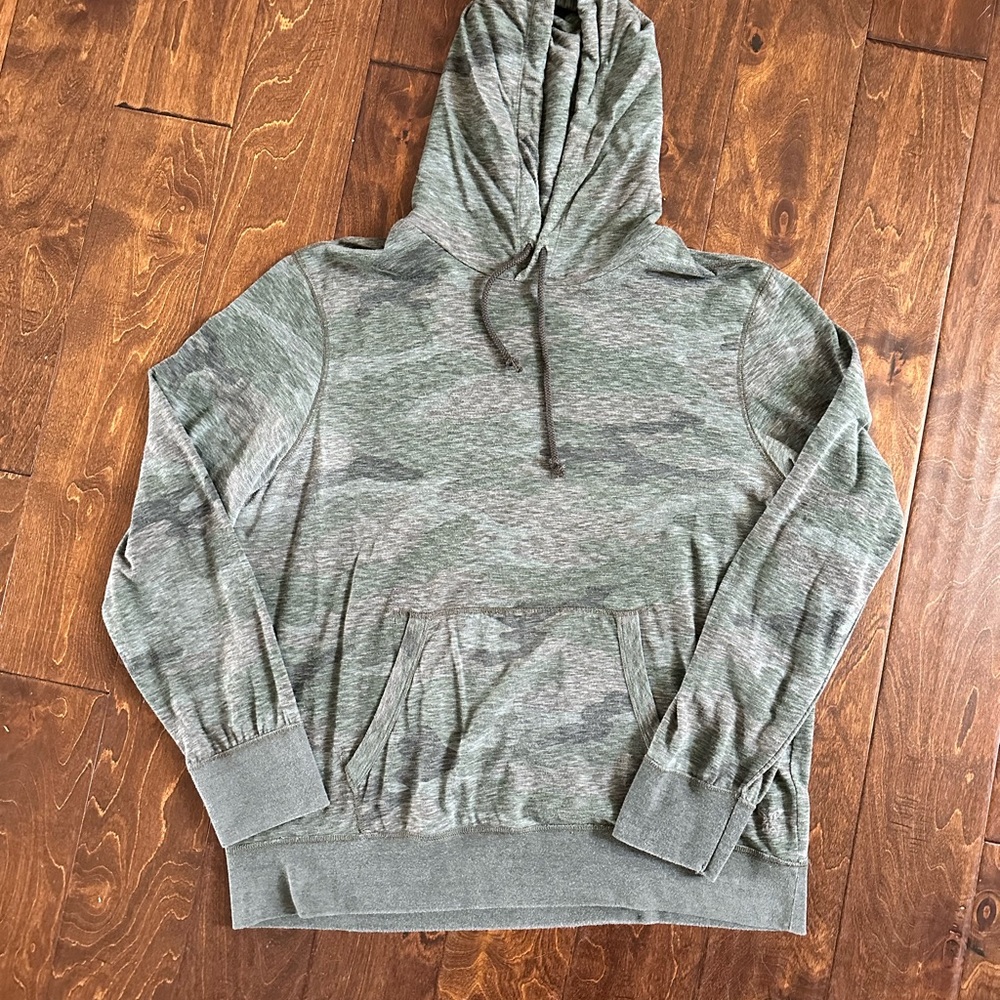 American Eagle By Payless Gray Camouflage Hoodie